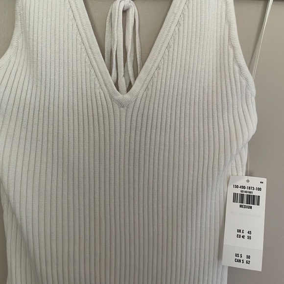 Abercrombie & Fitch Elevated Ribbed Halter Bodysuit - Picture 8 of 10